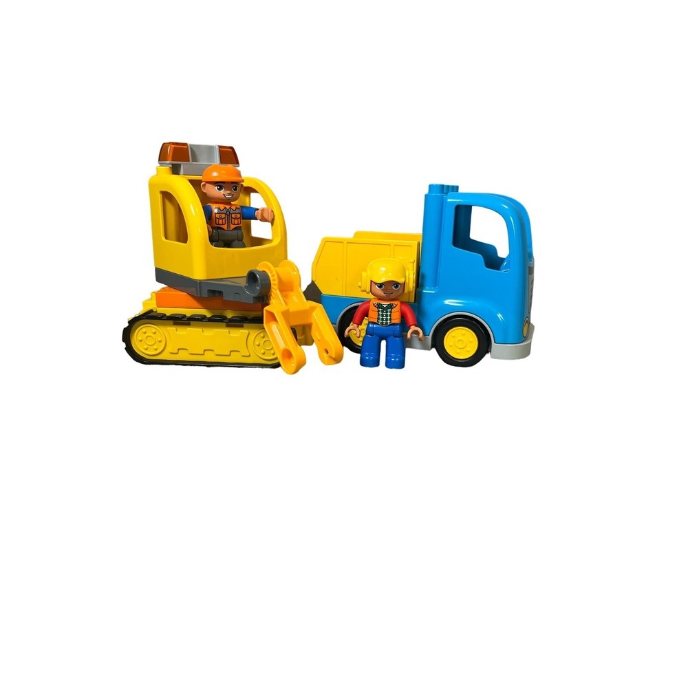 Lego Duplo 10812 Truck & Tracked Excavator with Figures -‎  Incomplete